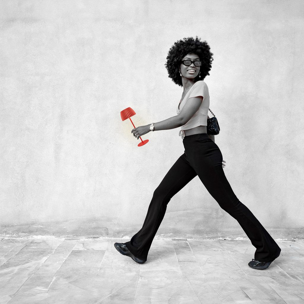 LED Tischlampe Akku LED Tischleuchte Dimmbar Kabellos Touch Aussen/Innen 13