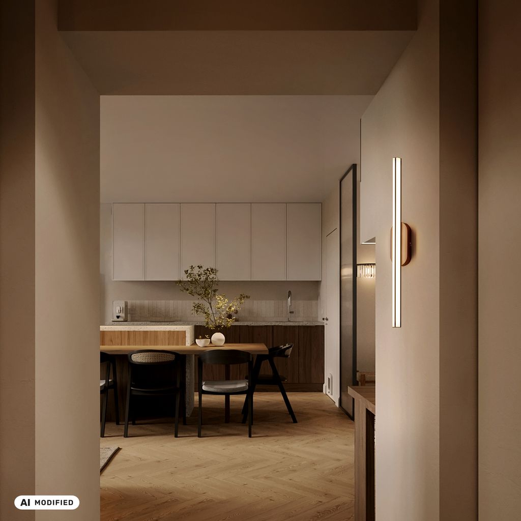 Ruth Wandlampe - 12W, 1200lm, LED, Warmweiß, Anthrazit-Bronze Metallic