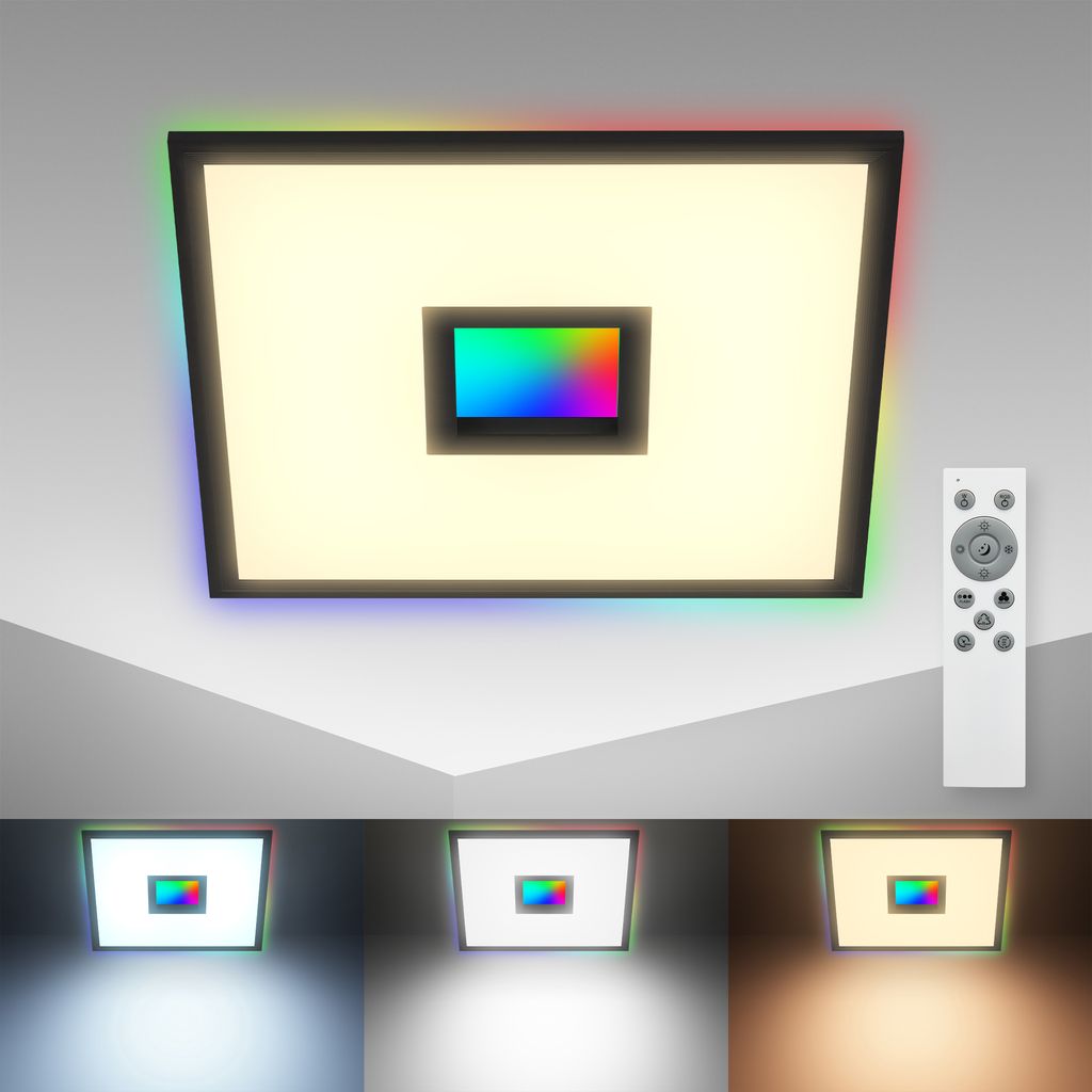 TELEFUNKEN LED Panel, Memory, Fernbedienung, RGB, Timer, Backlight