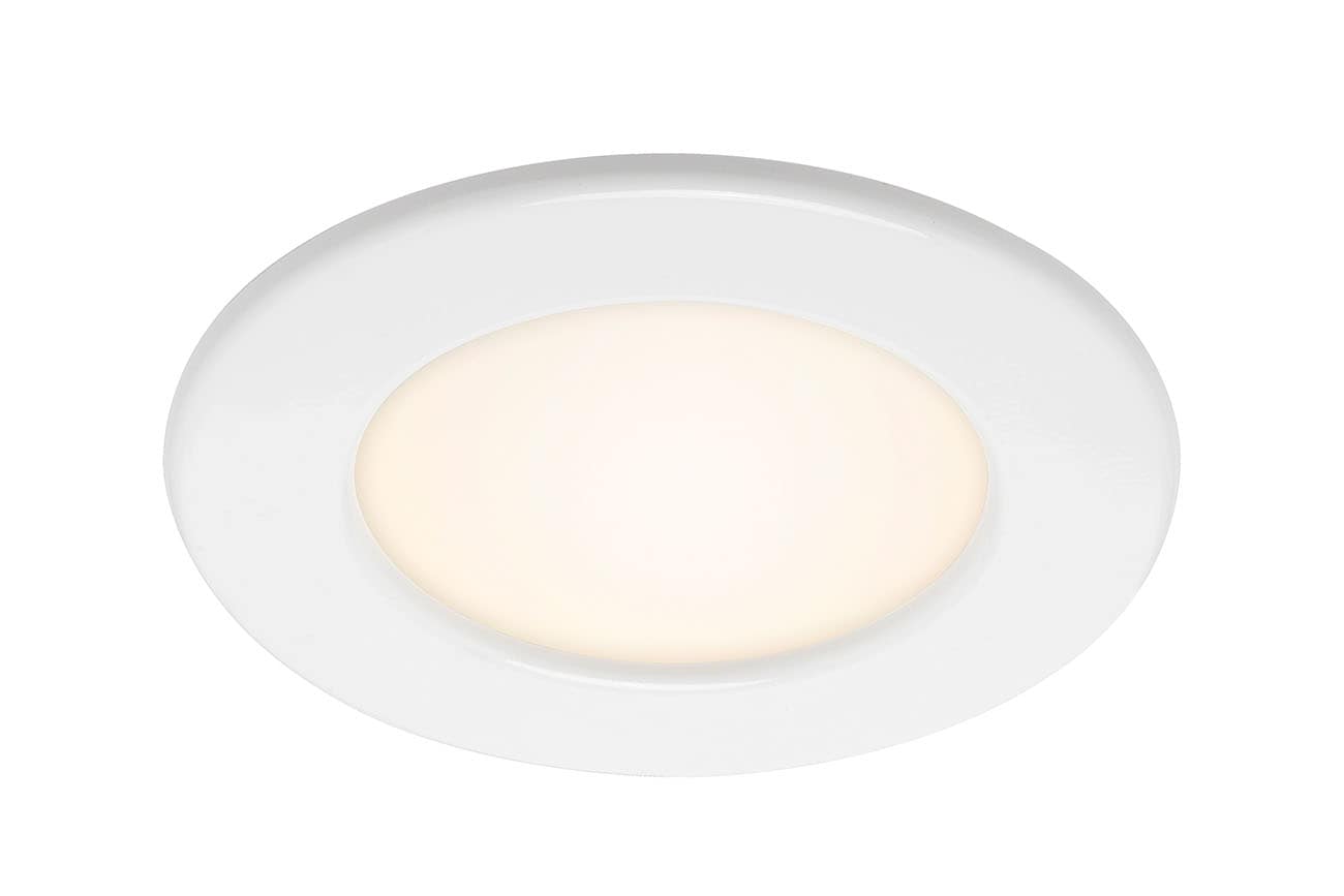 LED Einbauleuchte, Ø 11,5 cm, 6 W, Weiß