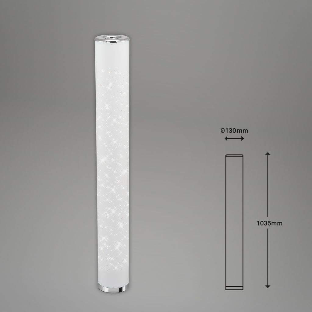 LED Stehleuchte Ø 13 cm 10W 1050lm weiß