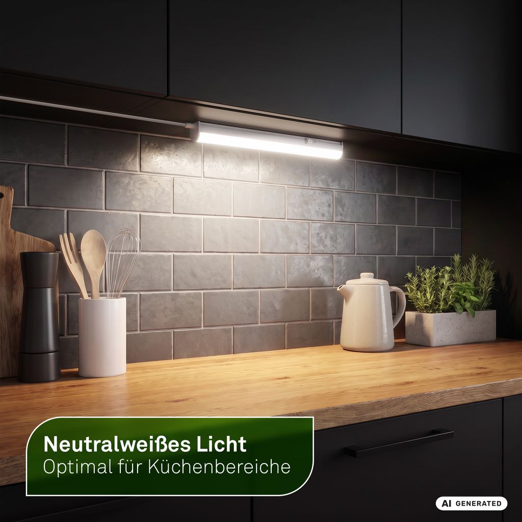 Took A LED Under Cabinet Light 31.3 cm - 1.8W, 380lm, EEC A Light Source*, Neutral White, White