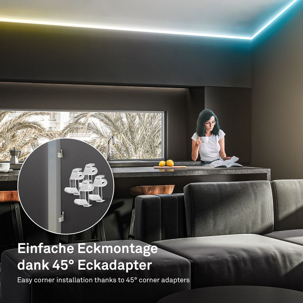 Pimp Your Stripe Erweiterungsset LED Strip 4m, CCT, Fernbedienung