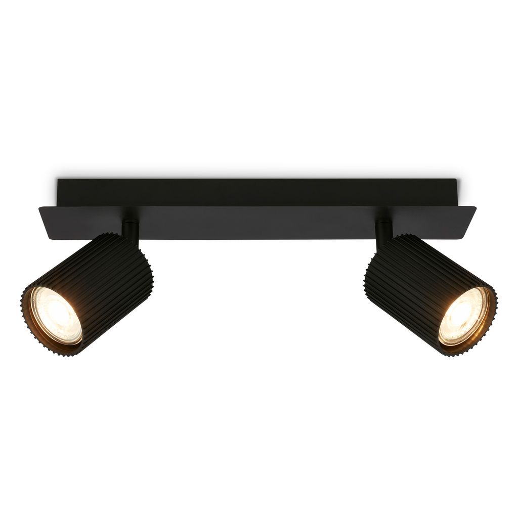 Ida Deckenstrahler 32 cm - GU10 Fassung, max. 9W, Schwenkbar, Schwarz