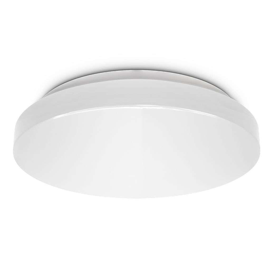 B.K.Licht LED Bathroom Ceiling Light, Built-in 12W LED Board, 1200lm, Neutral White 4000K, Ø11.4in/29cm, IP44 Splash Water Protection, Modern Light Fitting, Flush Mount Ceiling Lamp