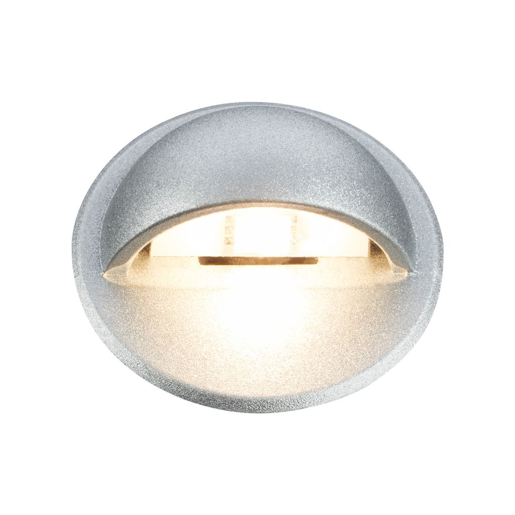 Connect to Shine Erweiterung Teak Bodeneinbaustrahler - 0,4W, 10lm, LED, Warmweiß, Chrom-Matt