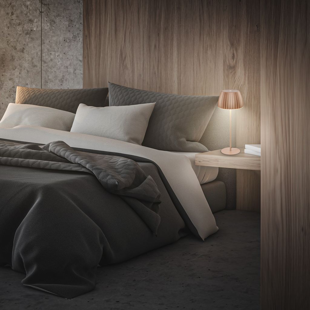 LED Table Lamp Coffee – Touch Dimmer, USB-C, 8W, Warm White Light