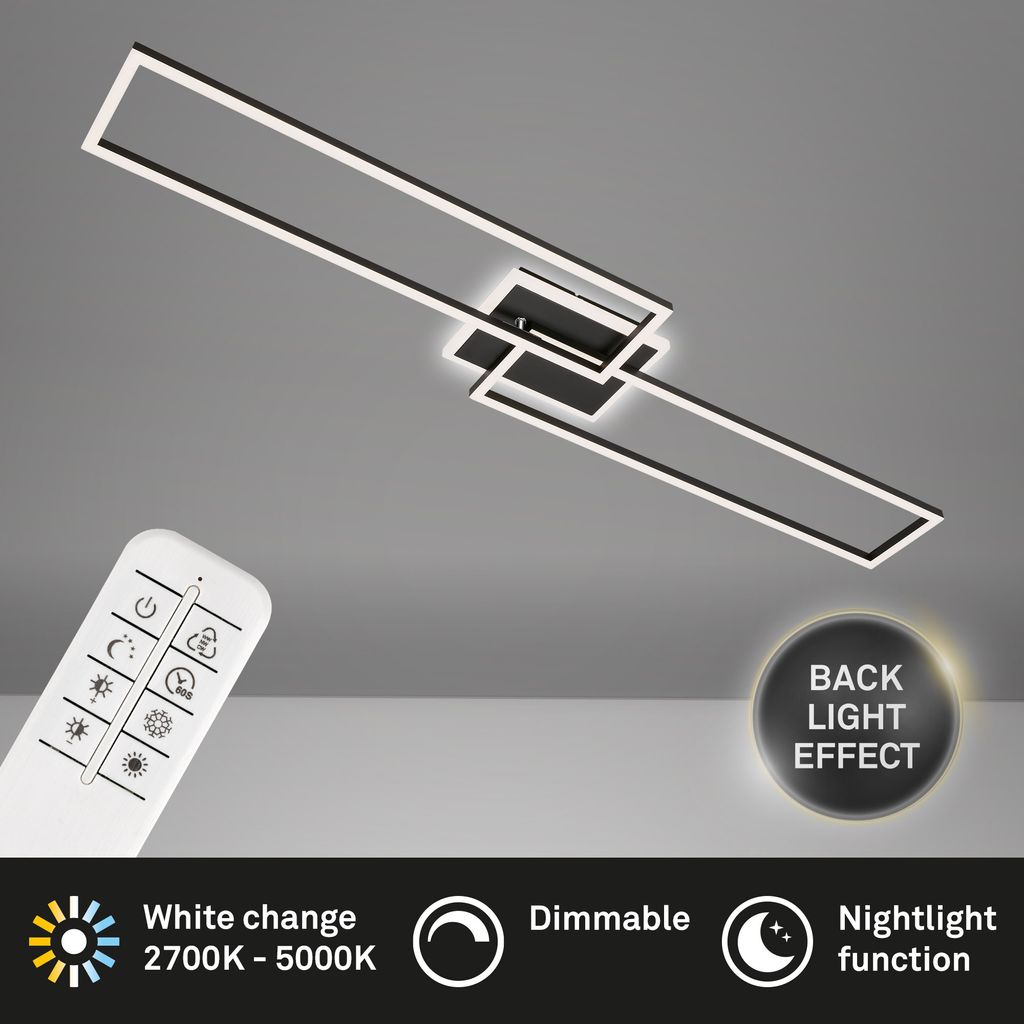 LED CCT Frame 110 cm 40W 5200lm black