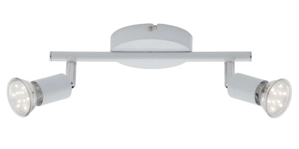 Briloner Simple Deckenstrahler, schwenkbar, warmweißes Licht, Weiß