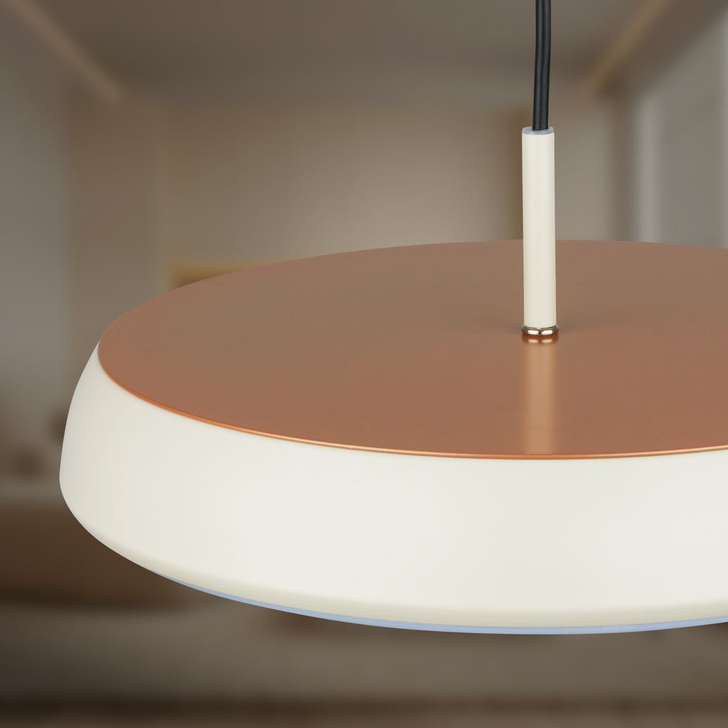 Nala Pendelleuchte - 14,5W, 1800lm, LED, Warmweiß, Warm Grey-Coffee
