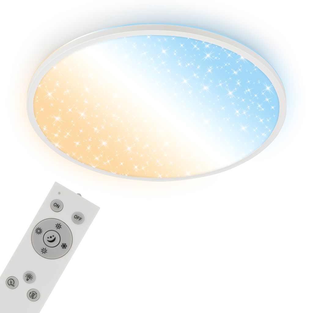 Slim LED Panel Ø58 cm - 45W, 6000lm, Fernbedienung, Dimmbar, CCT, Weiß