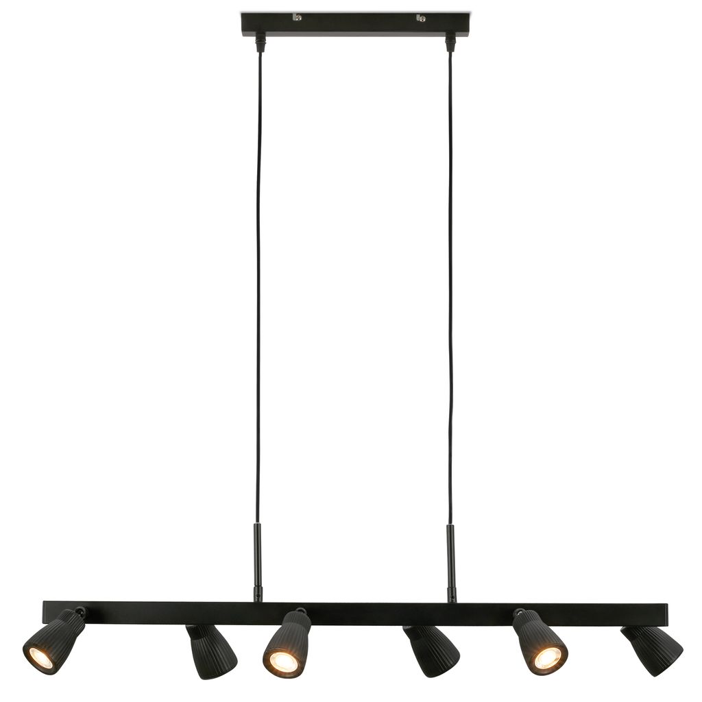 Riff Hängelampe - Schwenkbar, LED, Warmweiß, Schwarz