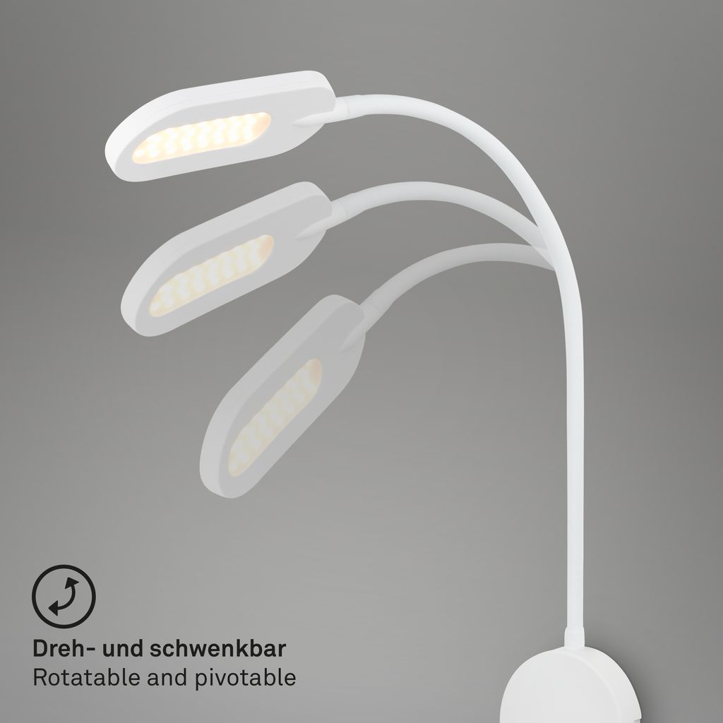 Wandleuchte, 52 cm, 6W, 650lm, weiß
