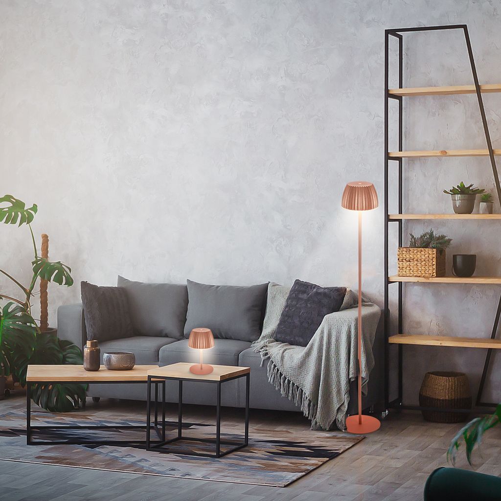 LED Stehlampe kabellos LED Stehleuchte Standleuchte Akku Wohnzimmer dimmbar 7