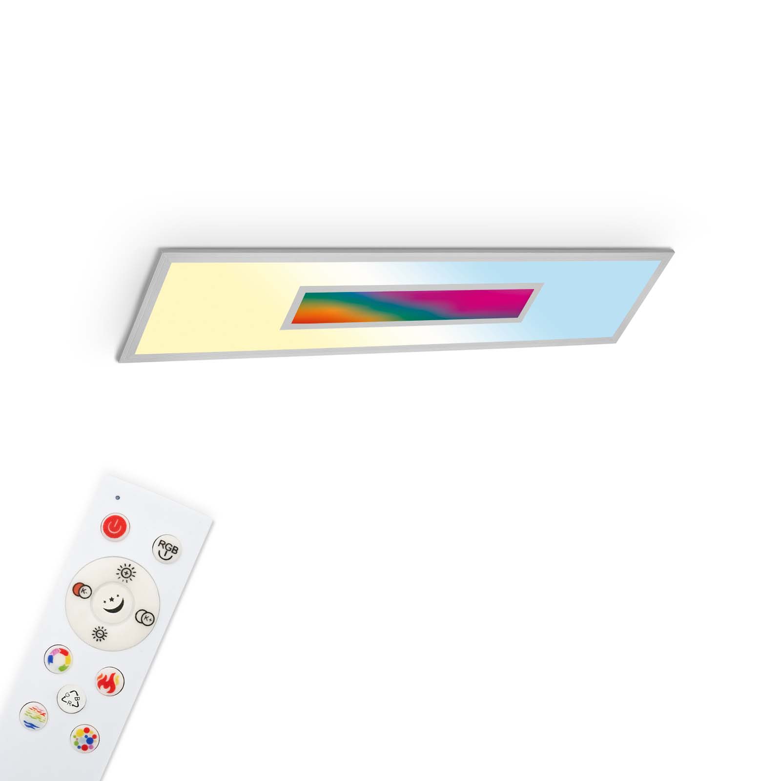 Telefunken CCT RGB Panel, 100 cm, 24 W, 2200 lm, Silber