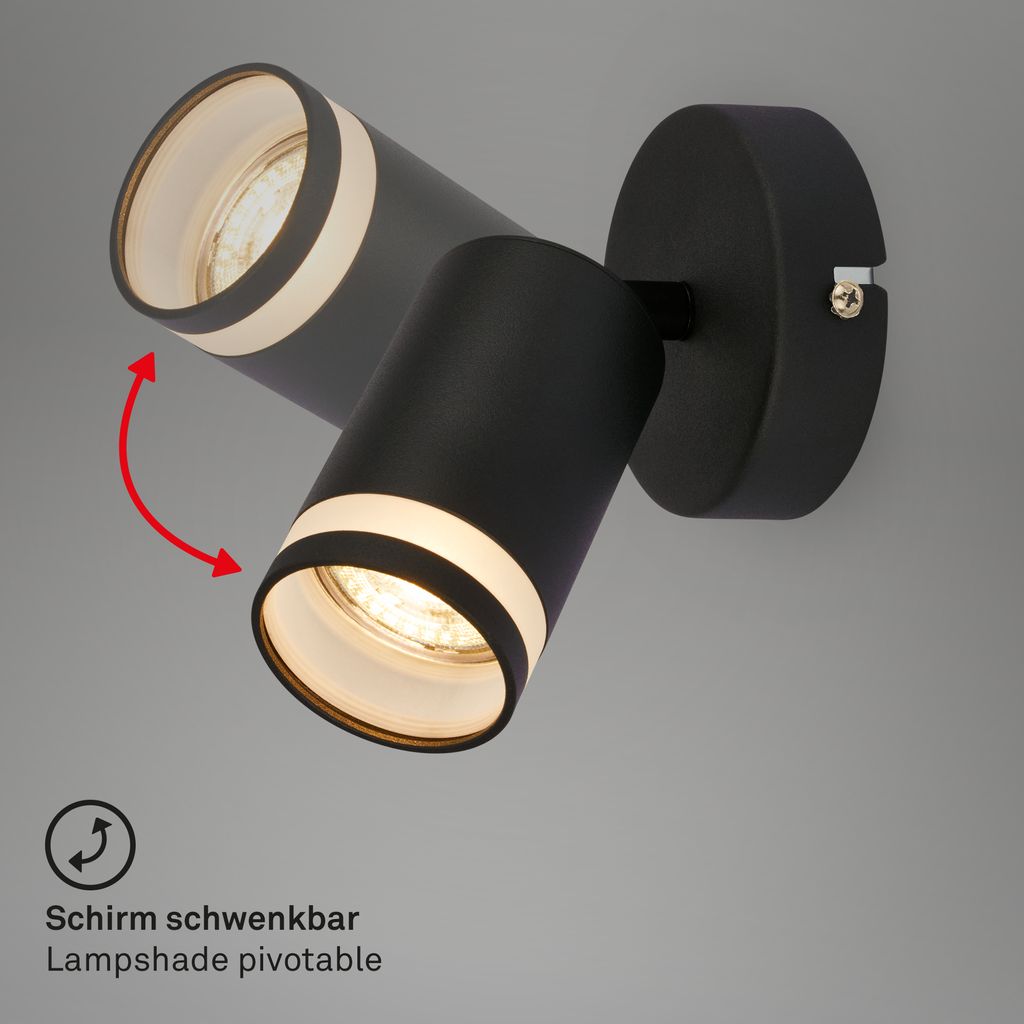 Wandleuchte innen Wandlampe Innen Spotleuchte Flurlampe Schwenkbar Leselampe 4
