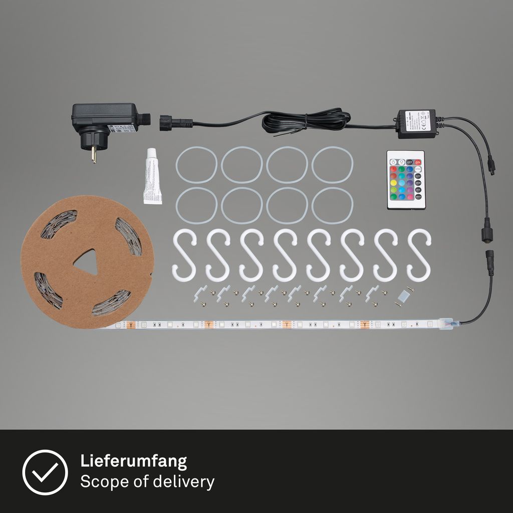 RGB LED Band 500 cm 0,1W weiß