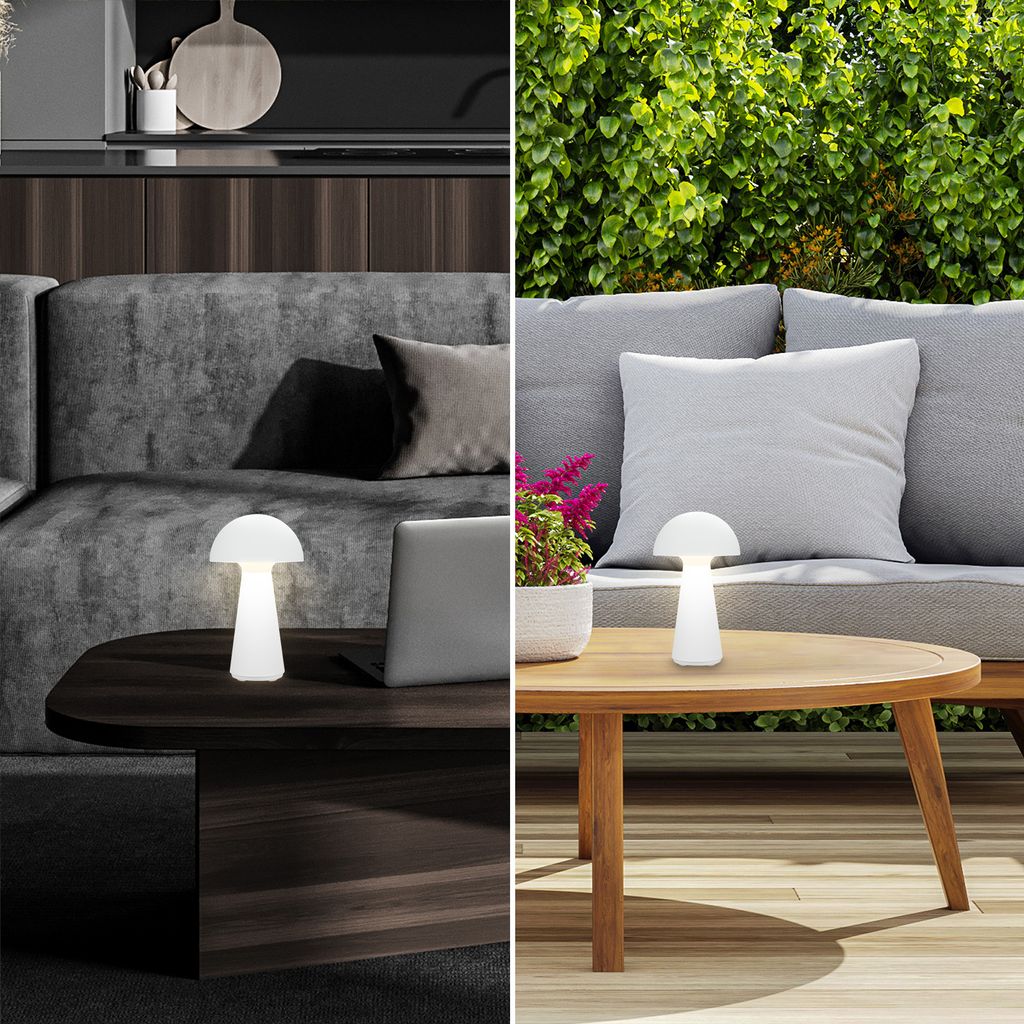 LED cordless table lamp 28 cm 2.6W 300lm white