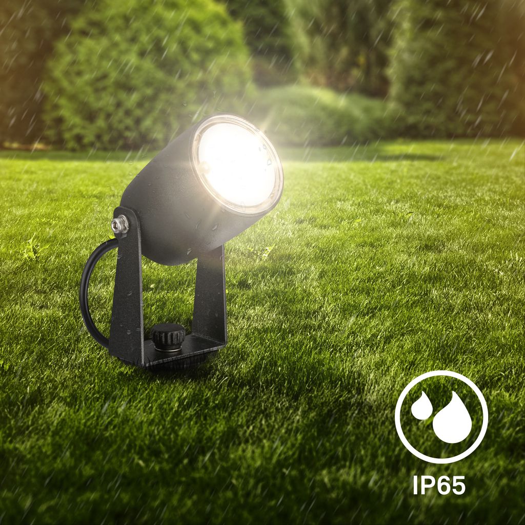 CONNECT TO SHINE Erweiterungsset Iris mit 3er Set LED Gartenstrahler, IP65