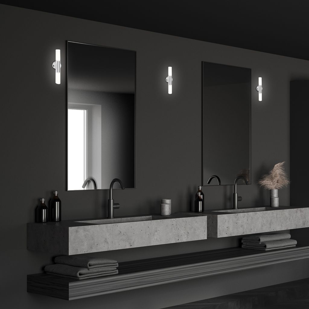 Bad Wandleuchte. chrom. 2xE14 ohne Leuchtmittel 5