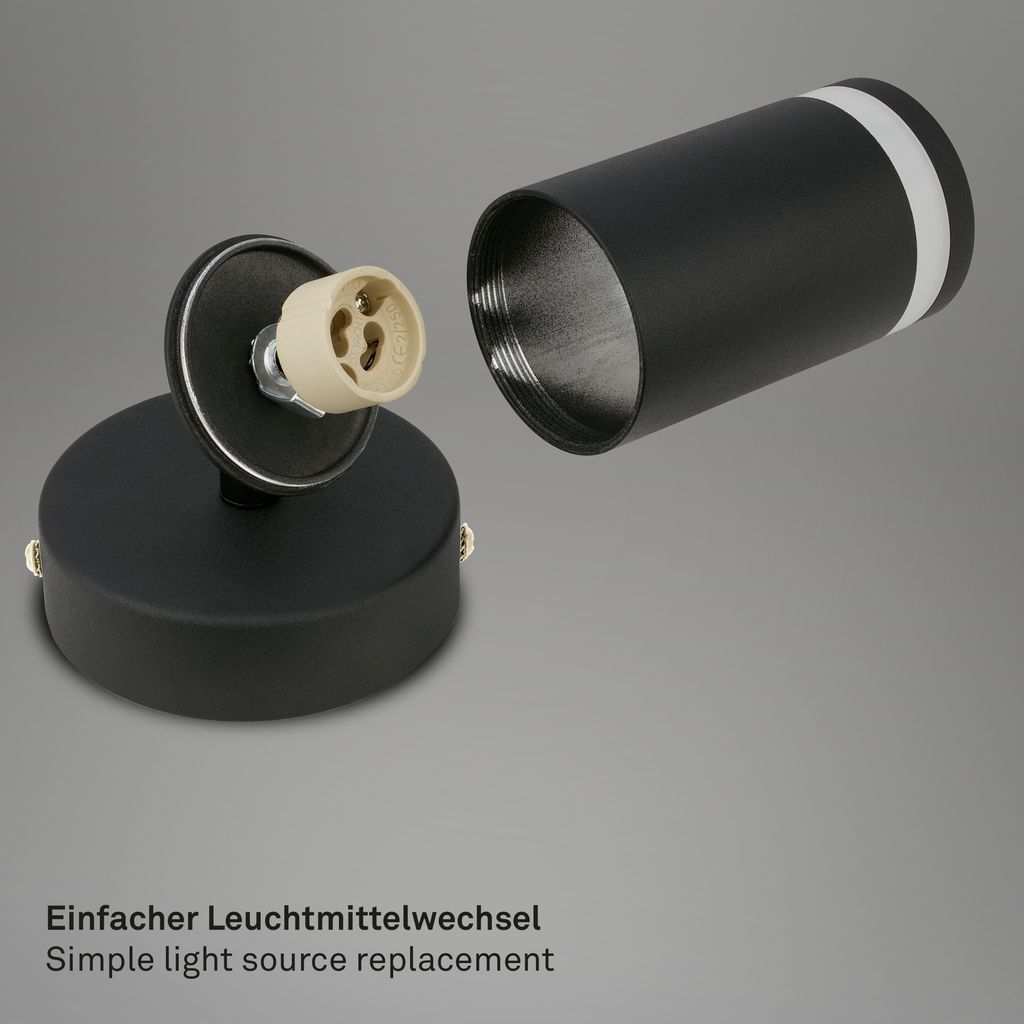 Wandleuchte innen Wandlampe Innen Spotleuchte Flurlampe Schwenkbar Leselampe 5