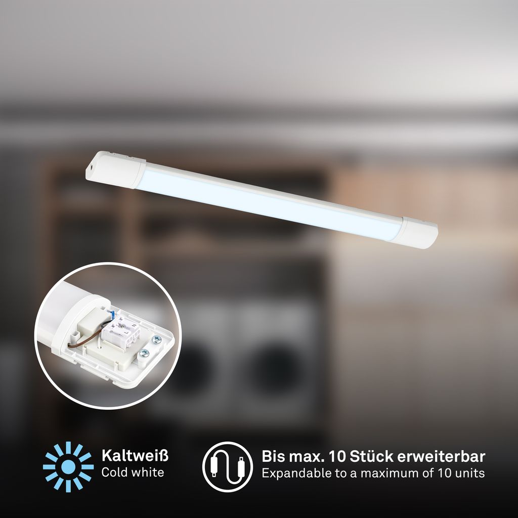Wara Under-Cabinet Light 61.5 cm - 16W, 1650lm, LED, Daylight White, White