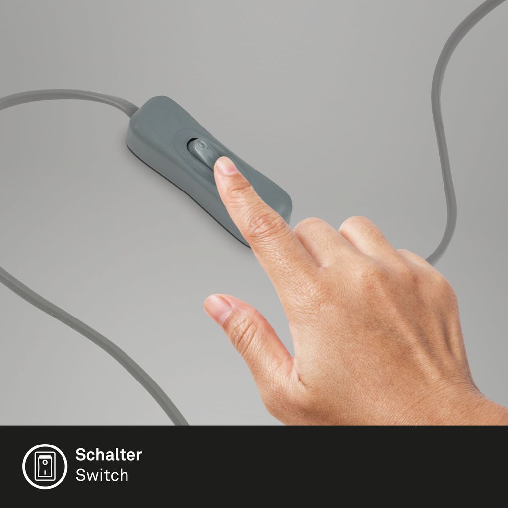STERNENHIMMEL  Tischleuchte, Ø 11 cm, max. 25 W, Matt-Chrom-Schwarz