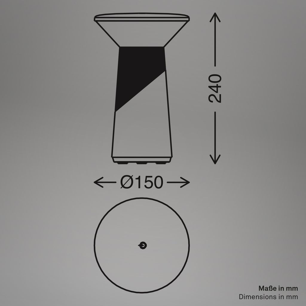 Briloner LED Tischlampe Kabellos 15x24cm 2.6W 200lm 2700K Warmweiß Dimmbar Design Award Beige - Tischleuchte Wohnzimmer Schlafzimmer Balkon 12