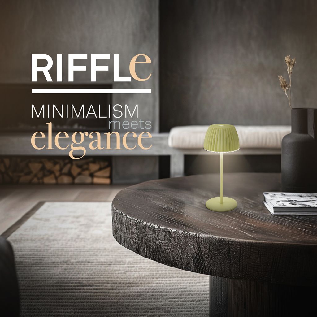 LED Tischlampe Akku LED Tischleuchte Dimmbar Kabellos Touch Aussen/Innen 2