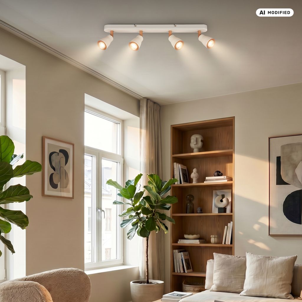 Riff Deckenstrahler 20 cm - 14W, 1600lm, LED, Schwenkbar, Warm Grey-Coffee
