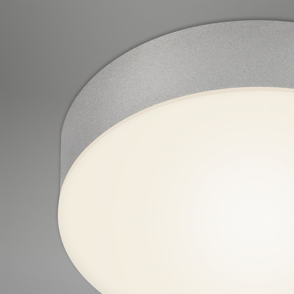 LED Deckenleuchte, Ø 27,8 cm, 21 W, Silber