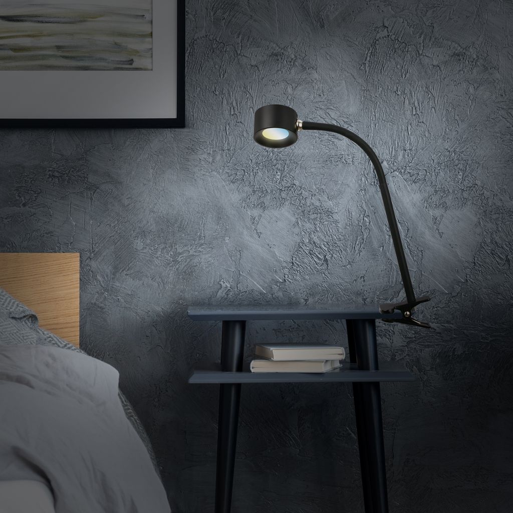 LED Schreibtischlampe Leselampe Klemmleuchte Magnetisch Akku Dimmbar Abnehmbar 10