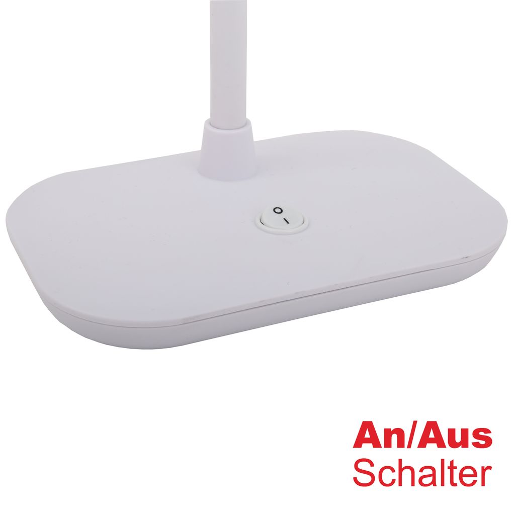 LED Tischleuchte, 44 cm, 7,5 W, Weiß
