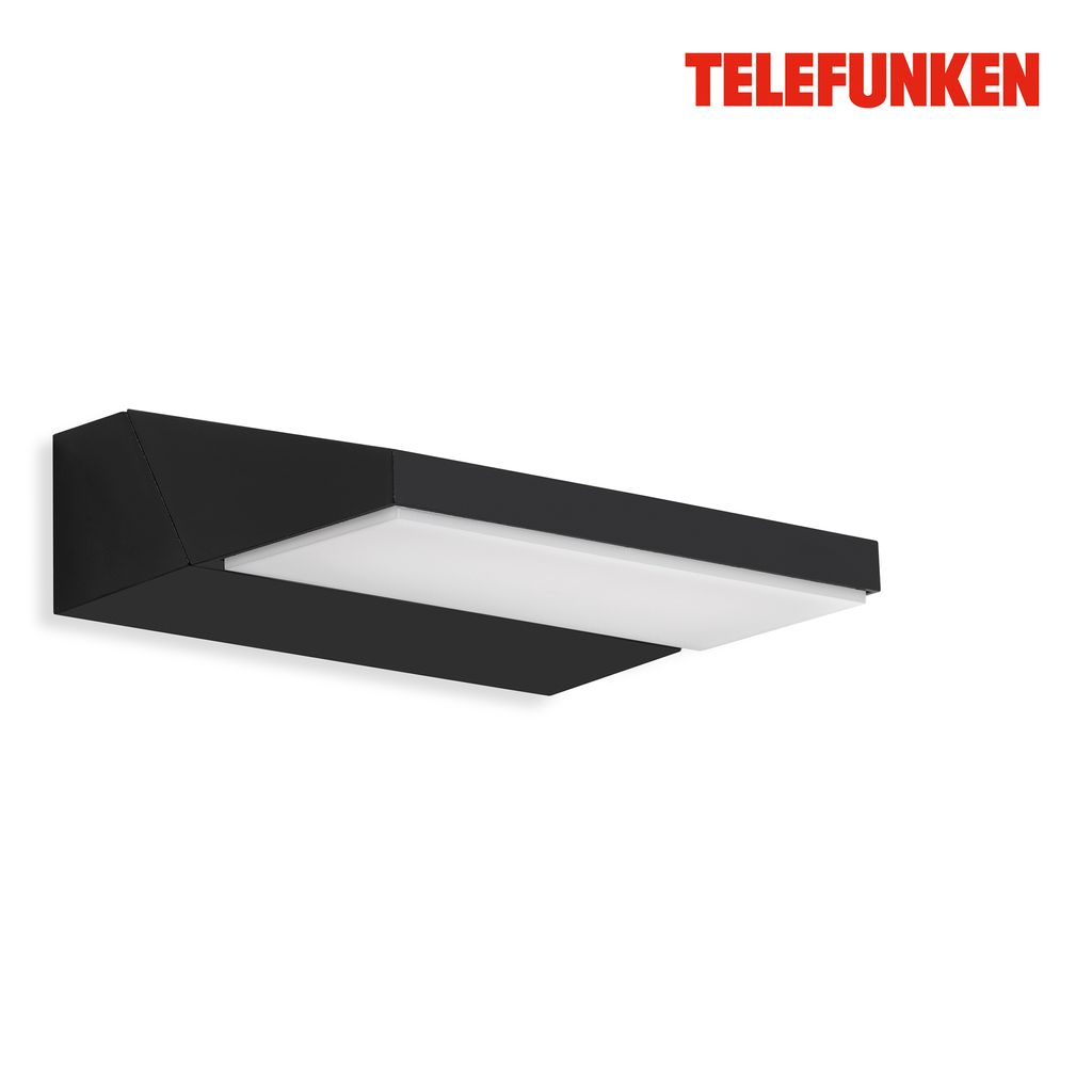 TELEFUNKEN LED Außenleuchte 17,2 cm 10W 1200lm schwarz