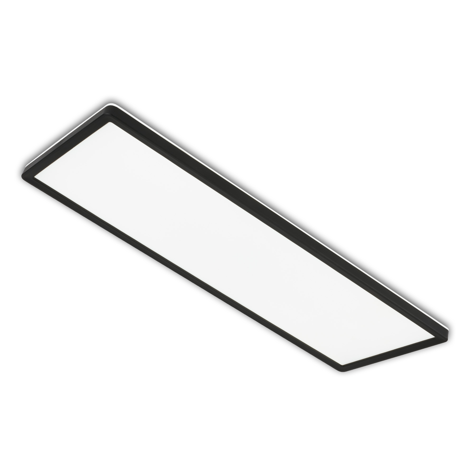 Ultraflaches LED Panel mit LED Backlight, 29,3 cm, 1x LED, 22 W, 3000 lm, schwarz