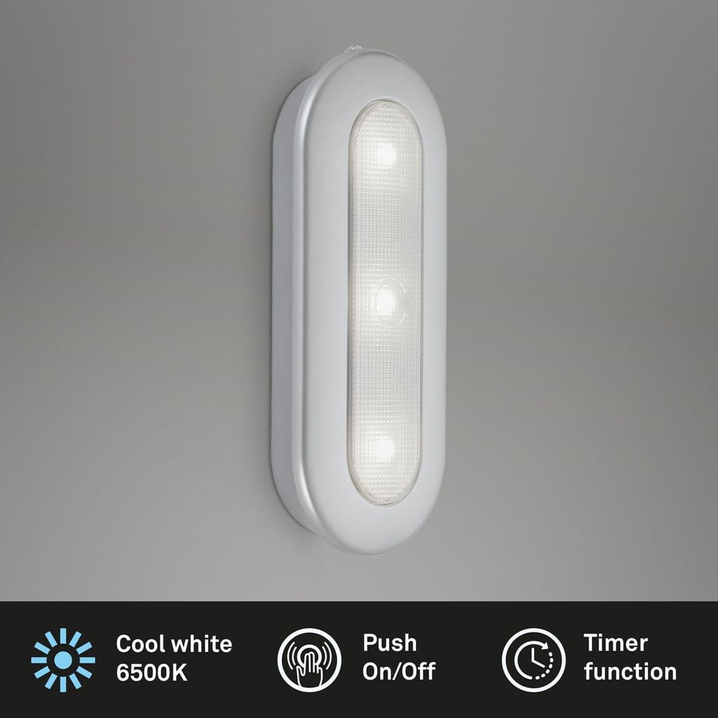 LED Lero Indoor 15,2 cm 0,4W 68lm silber