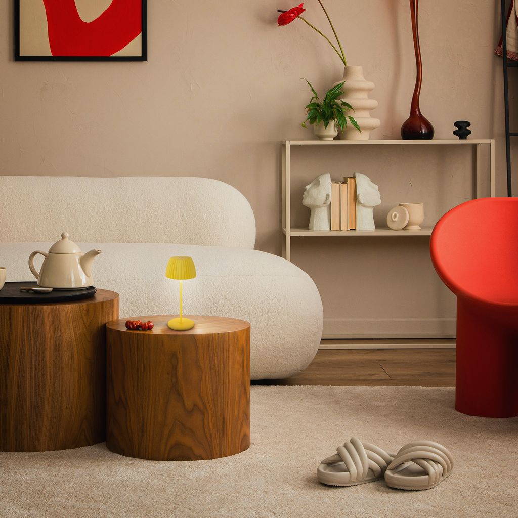 LED Tischlampe Akku LED Tischleuchte Dimmbar Kabellos Touch Aussen/Innen 5