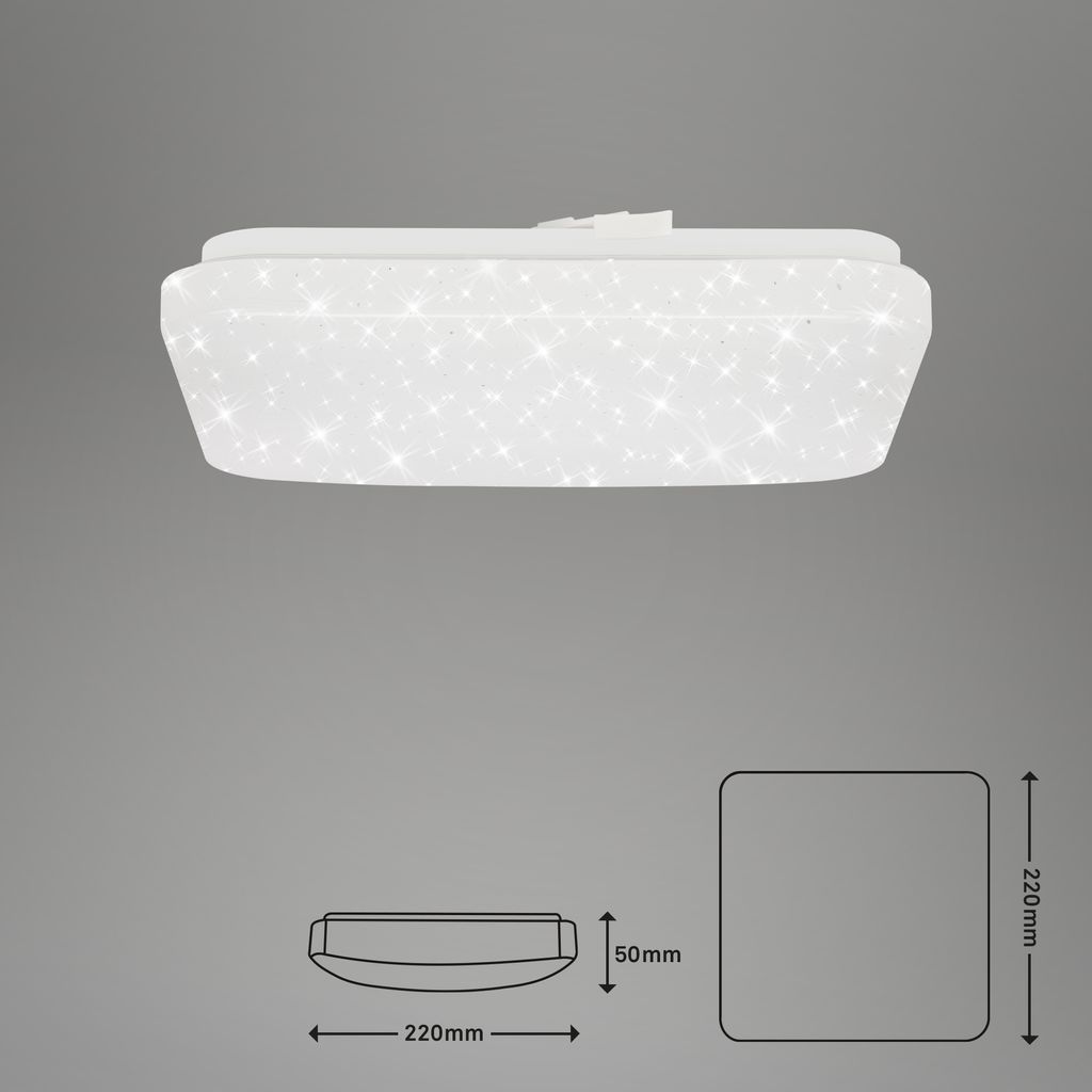 STERNENHIMMEL LED Deckenleuchte, 22 cm, 8 W, Weiß