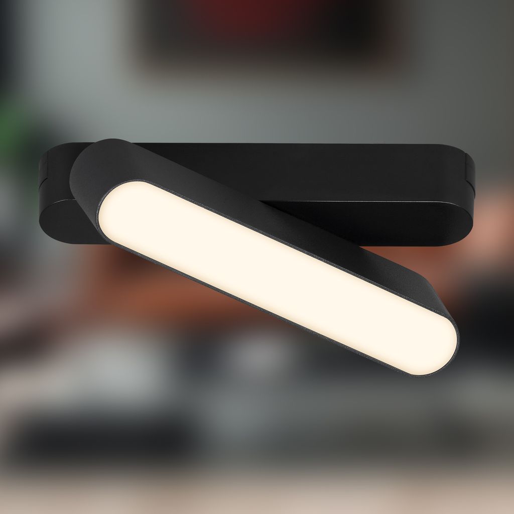 Briloner Luxtrail Schienensystem. Warmweiß. Schwenkbar. Zubehör. Schwarz. 13 cm 8