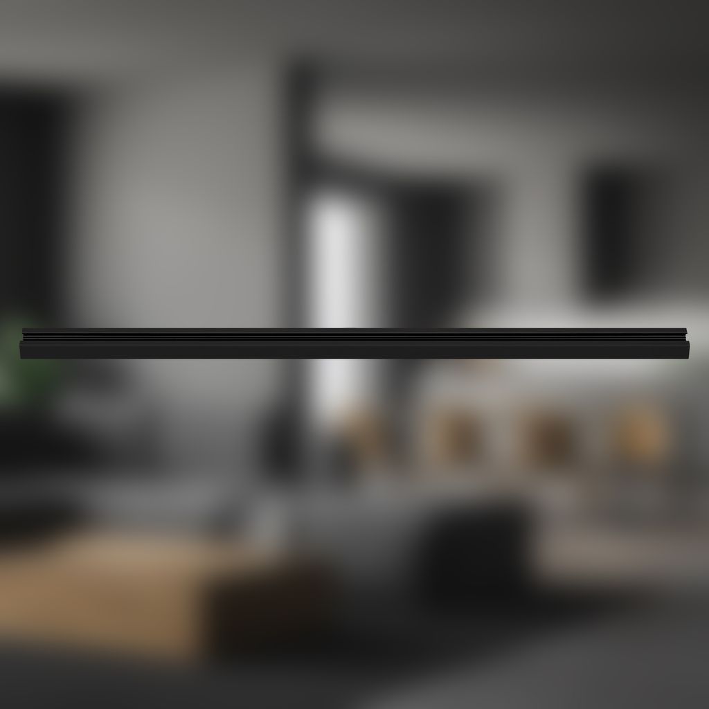 Briloner Rail Schienensystem. Zubehör. Erweiterungskomponente. Schwarz. 0.75 m 5