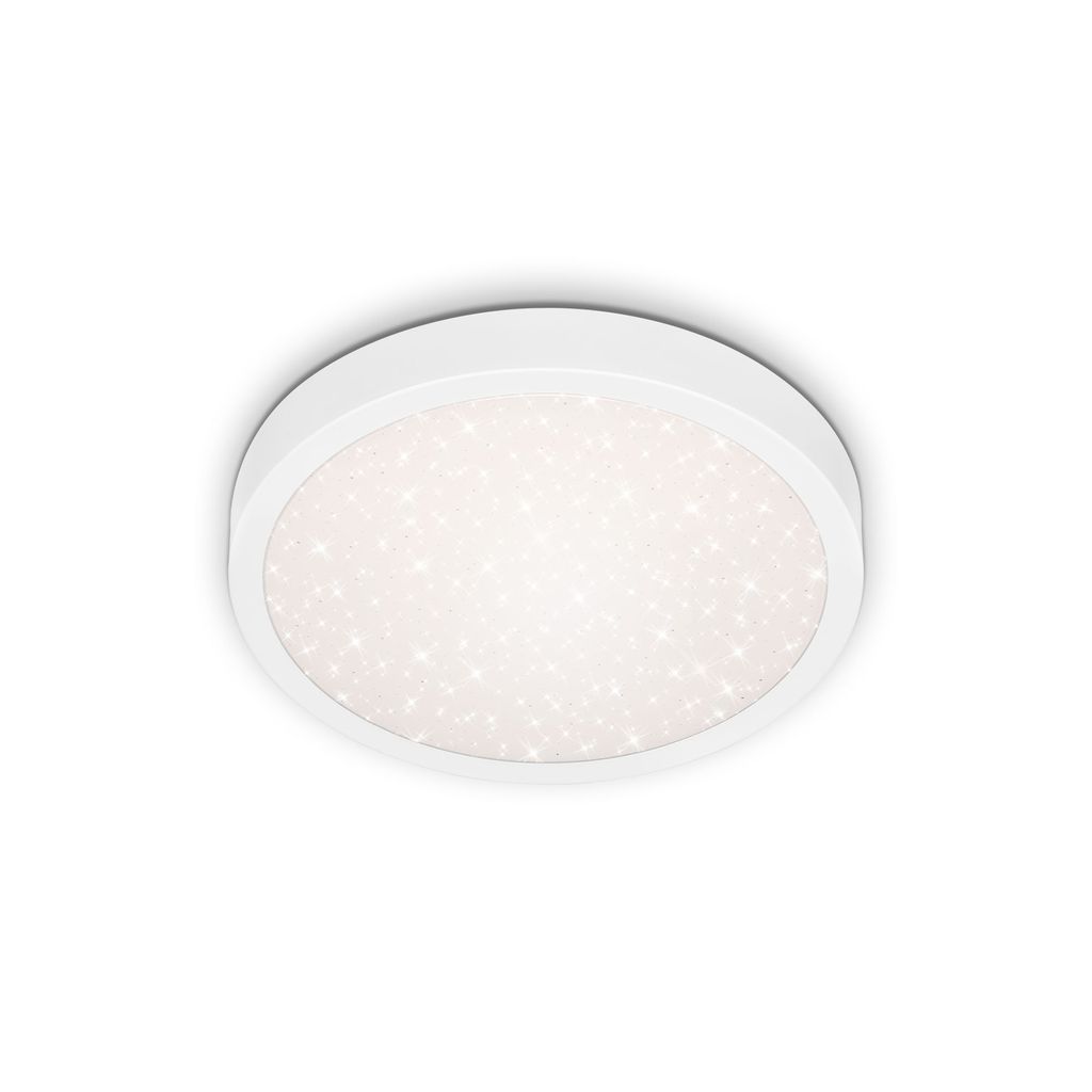 LED Deckenleuchte Sternenhimmel 18.5W weiß Metall-Kunststoff Ø28cm Briloner 0