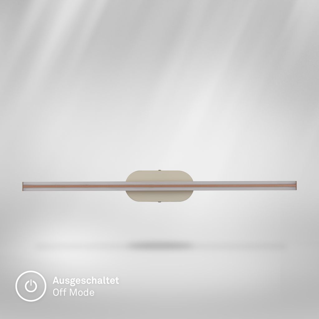 Ruth Wandlampe - 12W, 1200lm, LED, Warmweiß, Warm Grey-Coffee
