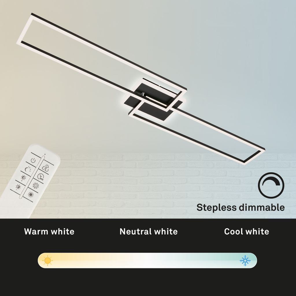 LED CCT Frame 110 cm 40W 5200lm black