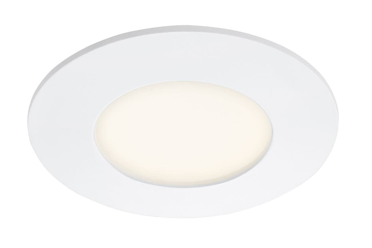 3er Set LED Einbauleuchte, Ø 8,5 cm, 5 W, Weiß