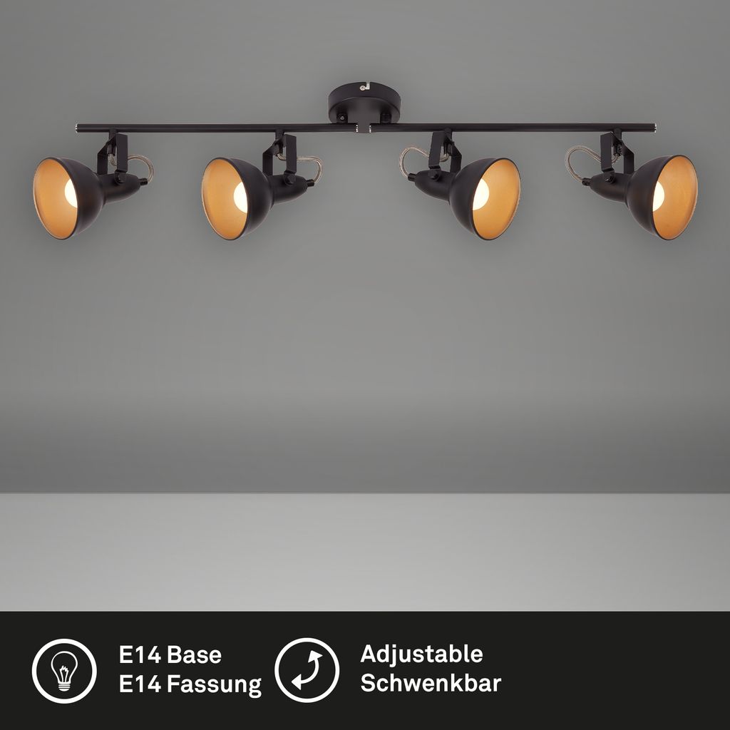 LED Deckenstrahler Wohnzimmer Deckenleuchte LED Spot Leuchte Retro Schwenkbar   2