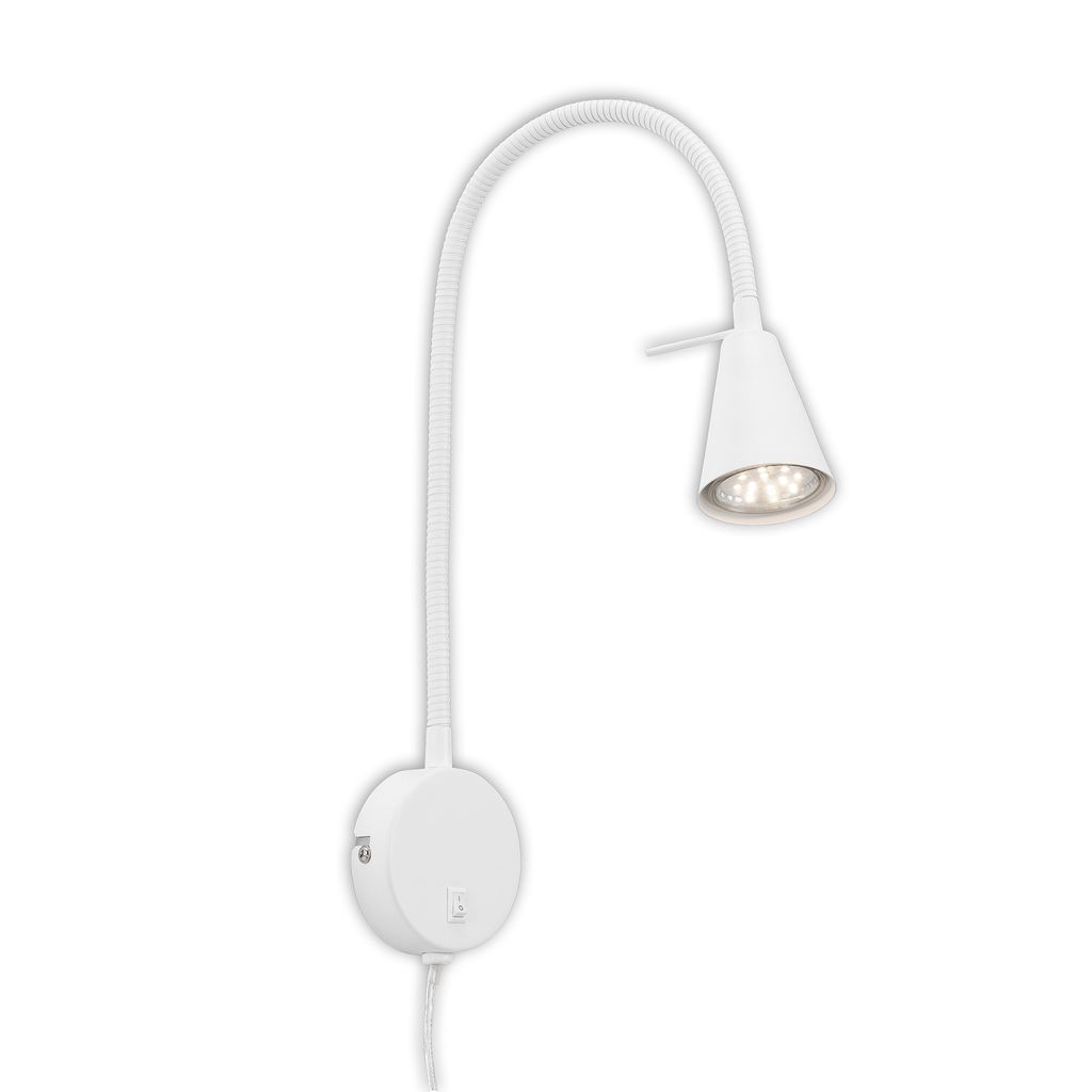Flexibele Wandlamp 45 cm 1xGU10 5W 400lm wit