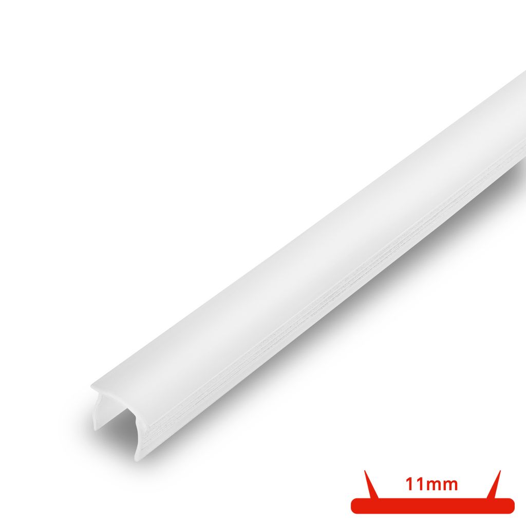 Pimp your Panel Diffusor 11mm Spaltbreite - für Wandpaneele, Klemmbar, Kürzbar, Weiß