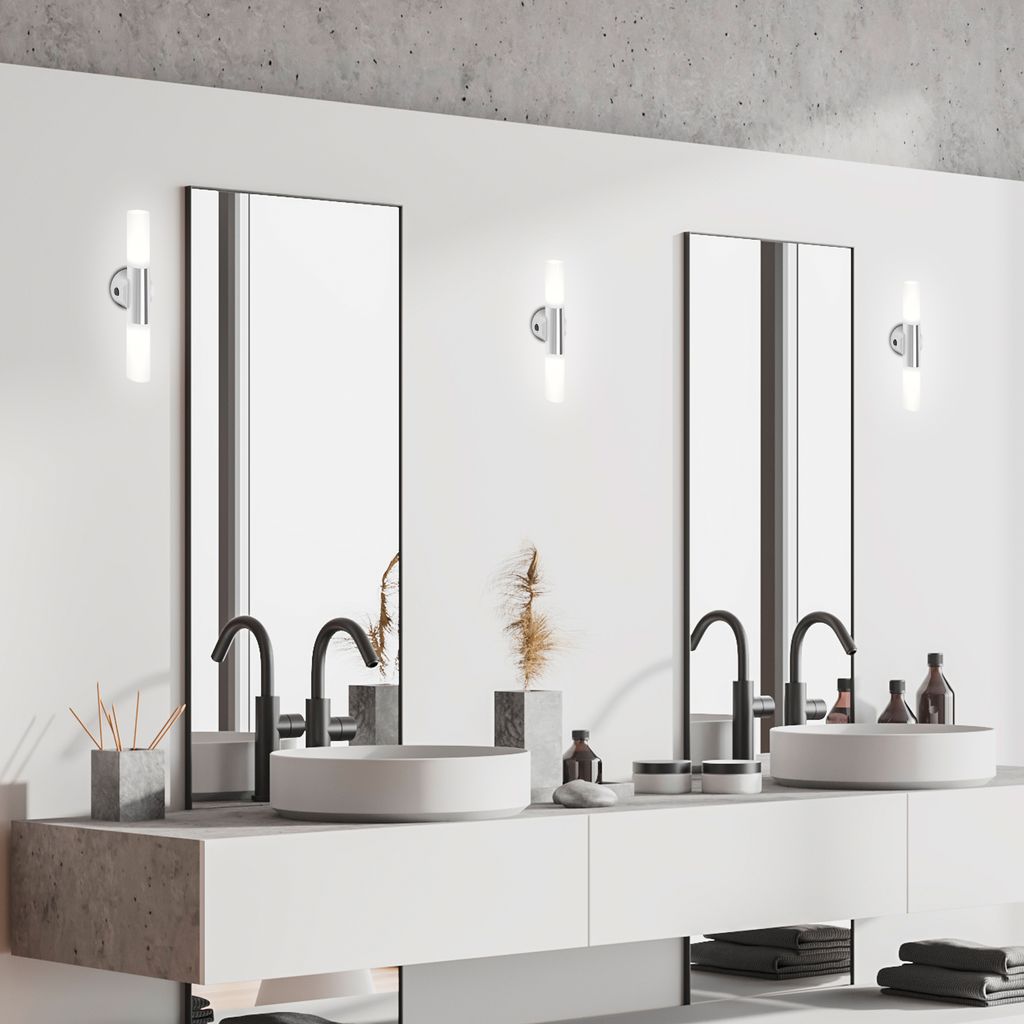 Bad Wandleuchte. chrom. 2xE14 ohne Leuchtmittel 4