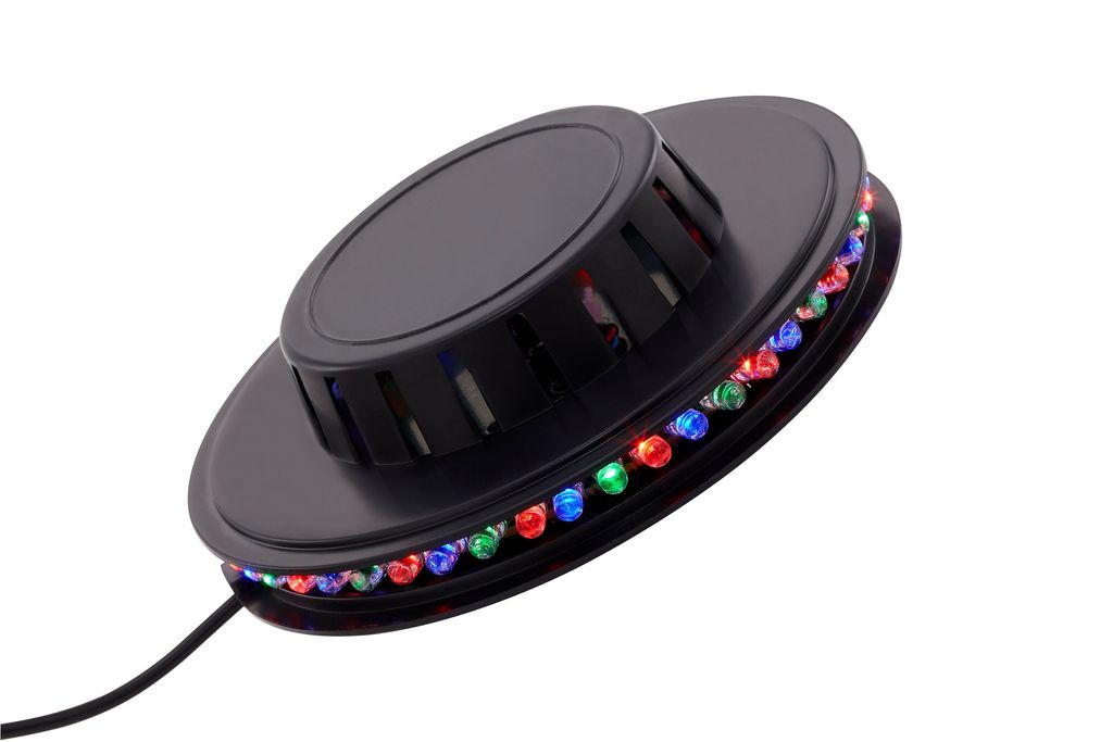 LED RGB Lichtrad Ø 12,5 cm max. 3W schwarz