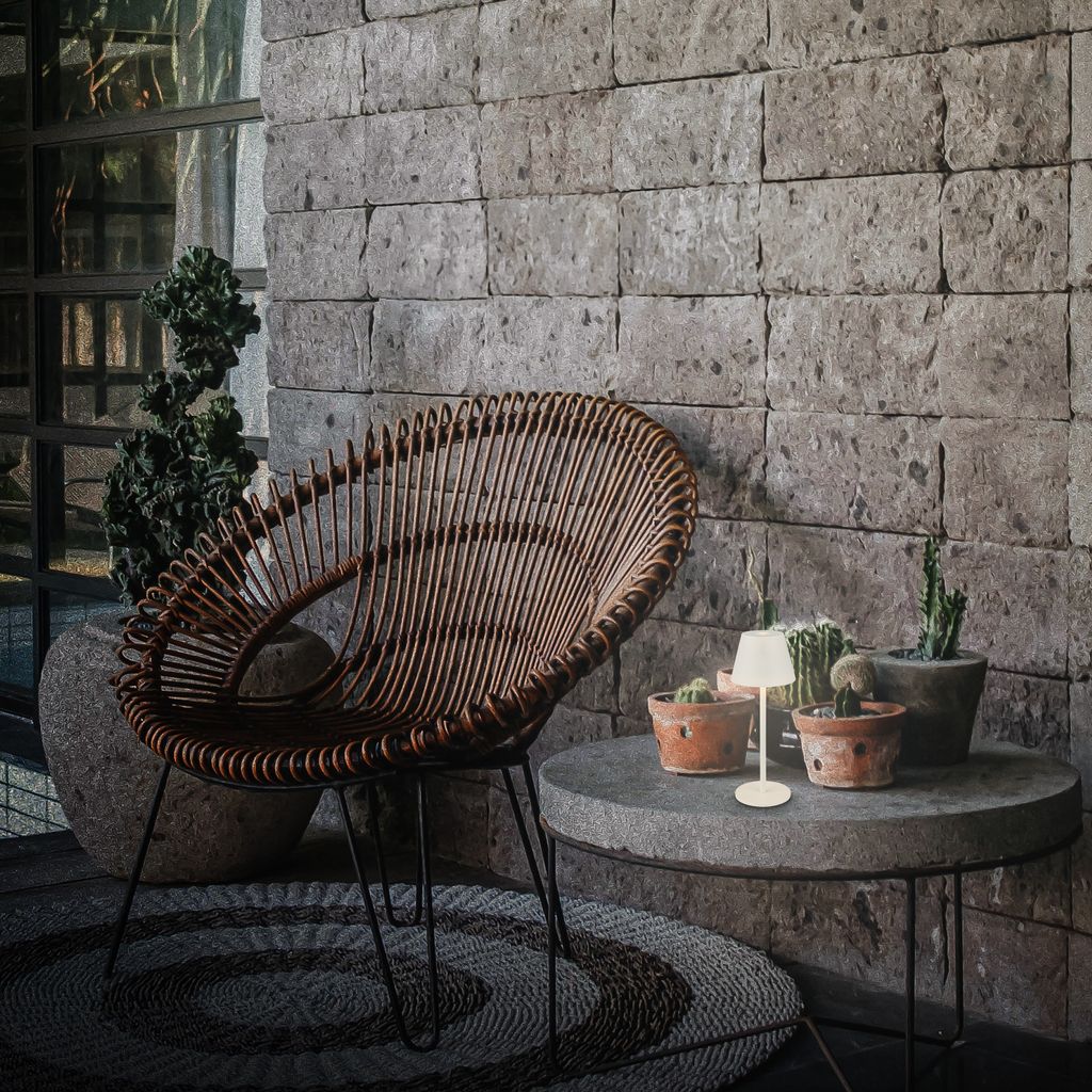 LED Tischlampe Akku LED Tischleuchte Kabellos Dimmbar Touch Aussen/Innen 5